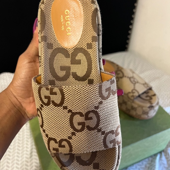 Gucci Shoes Gucci Gg Platform Slides Poshmark